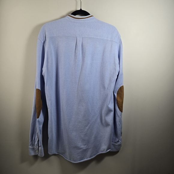 Zara Light Blue Casual Button Down Shirt - Picture 4 of 4